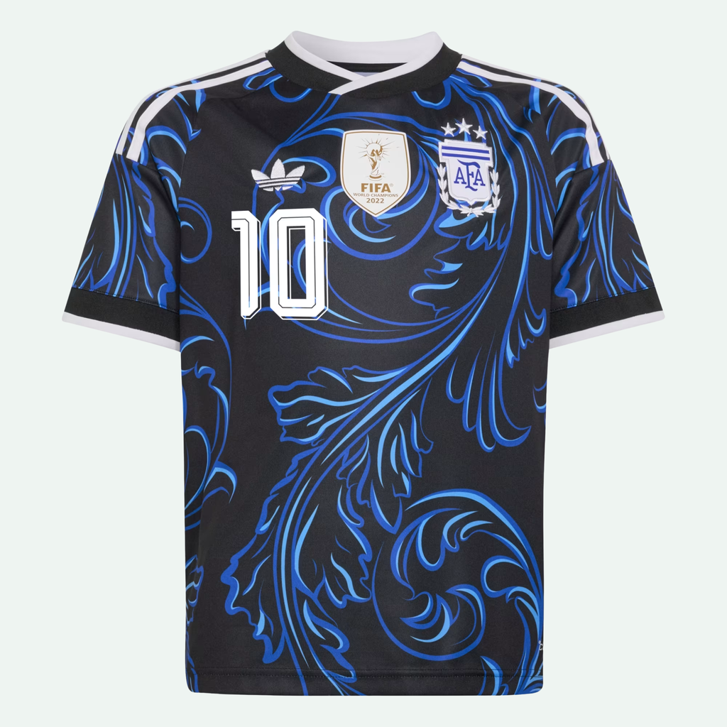 Argentina 26 Away Messi Kids Jersey