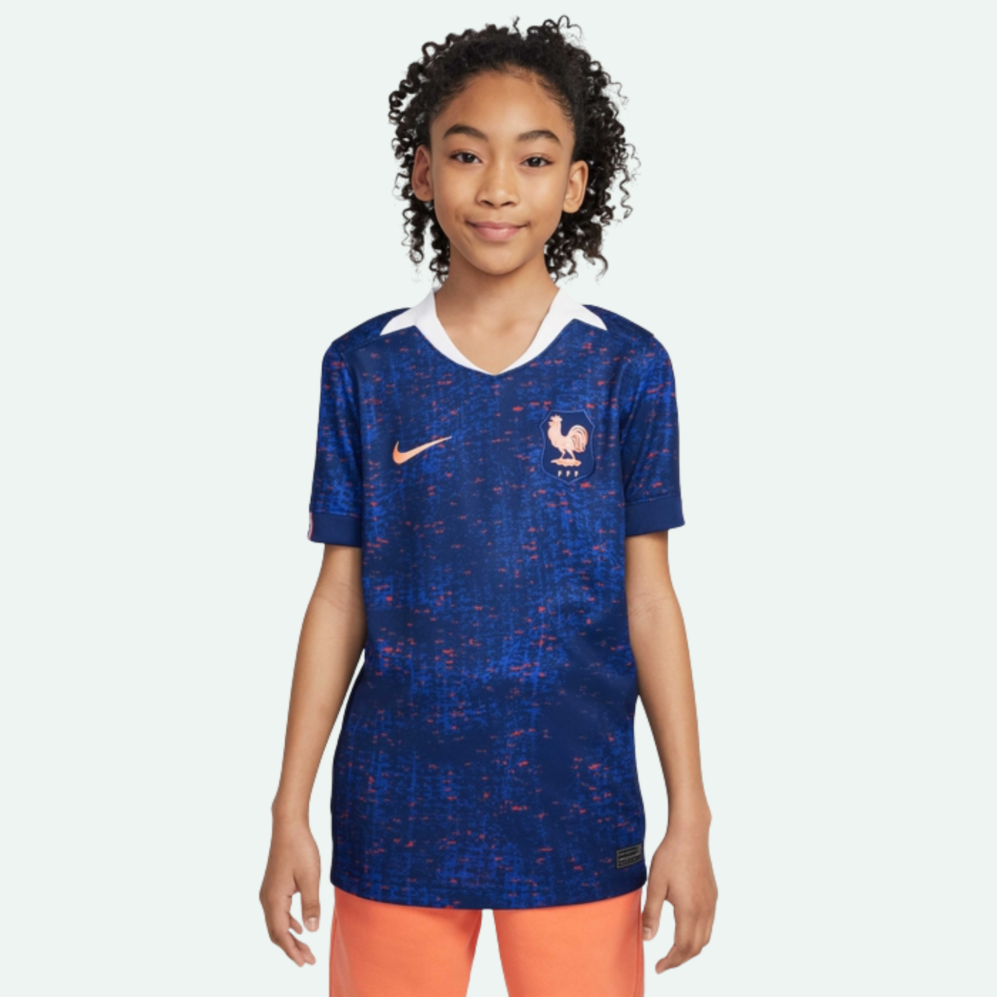 France 25 Stadium Home Kids (Women's Team) Jersey