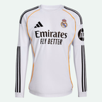 Real Madrid 25/26 Long Sleeve Home Jersey