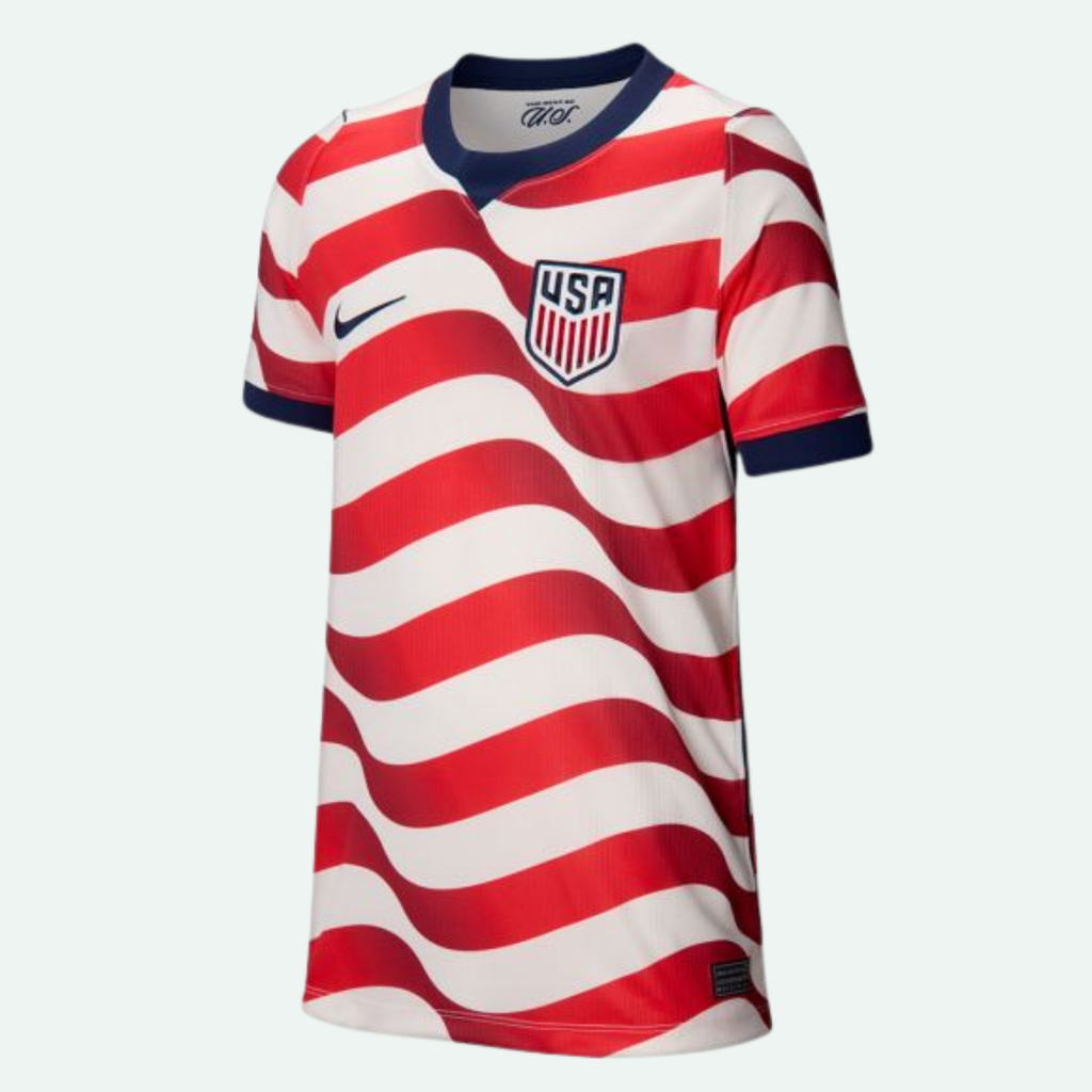 USA MNT 26 Stadium Home Kids Jersey