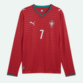 Portugal 26 Home Ronaldo Long Sleeve Jersey