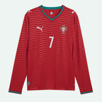 Portugal 26 Home Ronaldo Long Sleeve Jersey