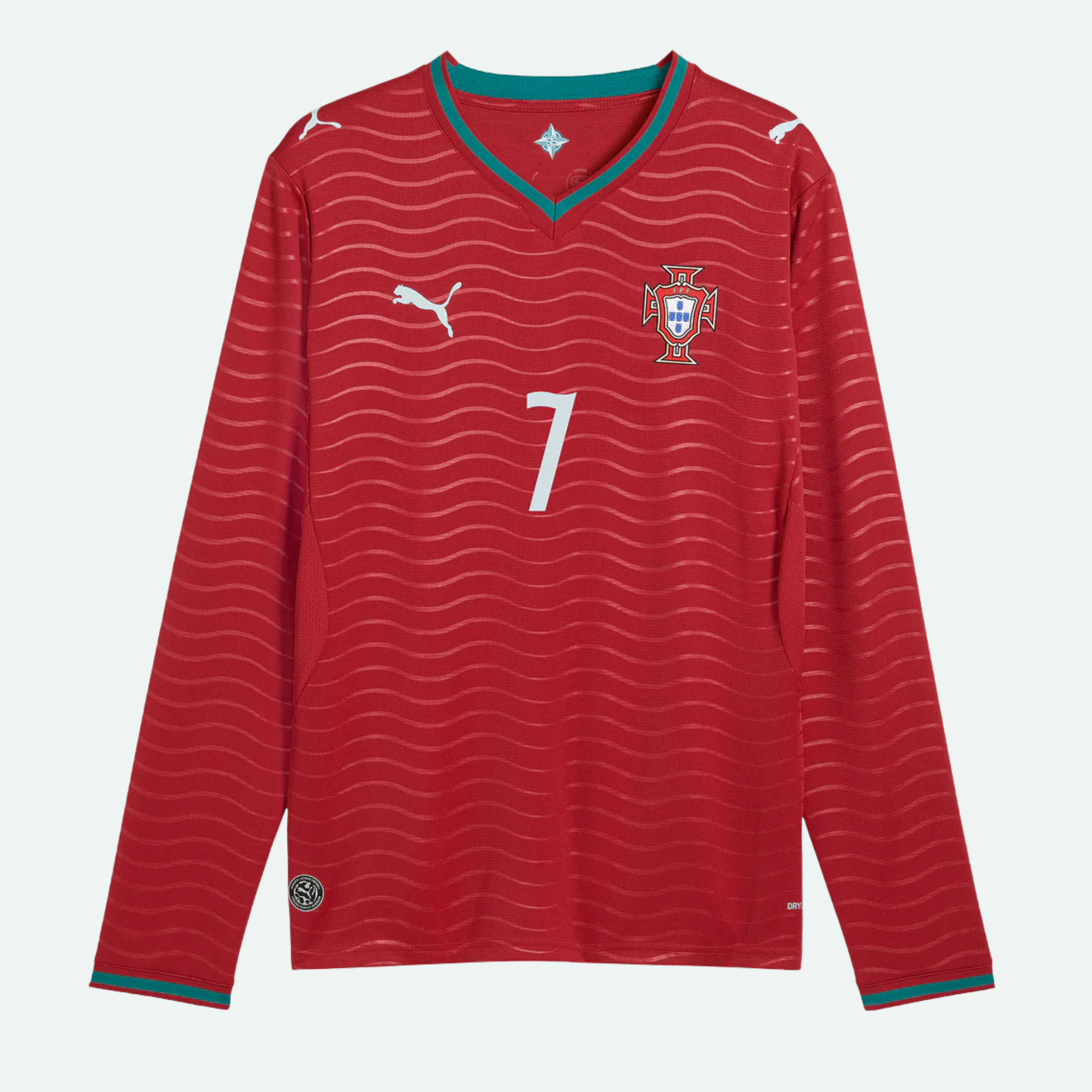 Portugal 26 Home Ronaldo Long Sleeve Jersey