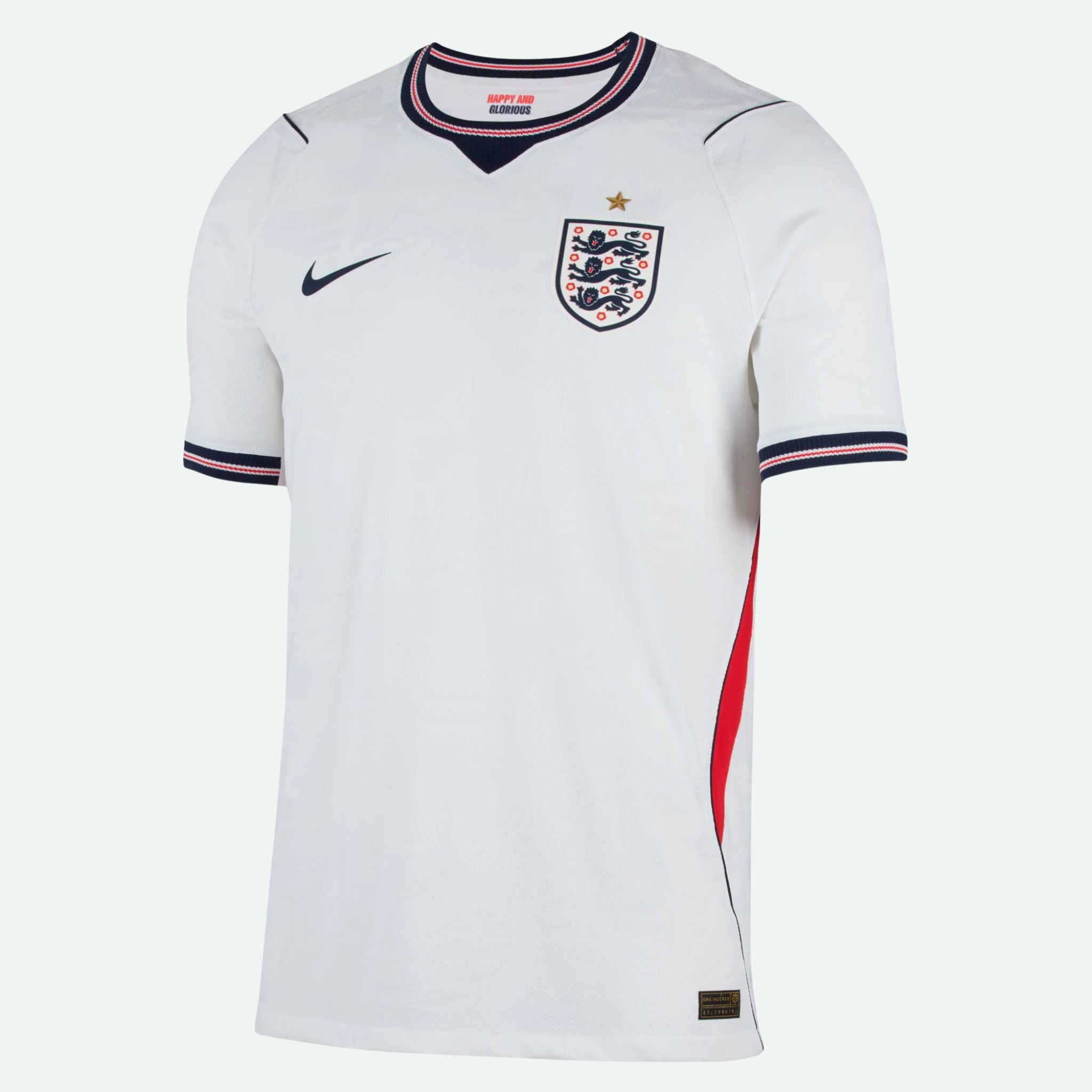 England 26 Match Home Authentic Jersey