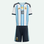 Argentina 26 Home Messi Kids Set