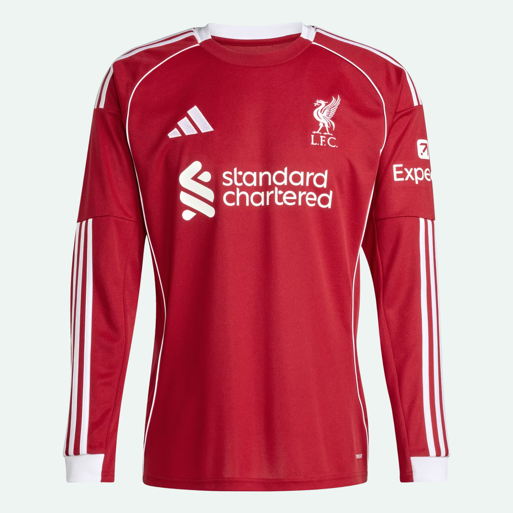 Liverpool FC 25/26 Long Sleeve Home Jersey