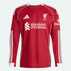 Liverpool FC 25/26 Long Sleeve Home Jersey