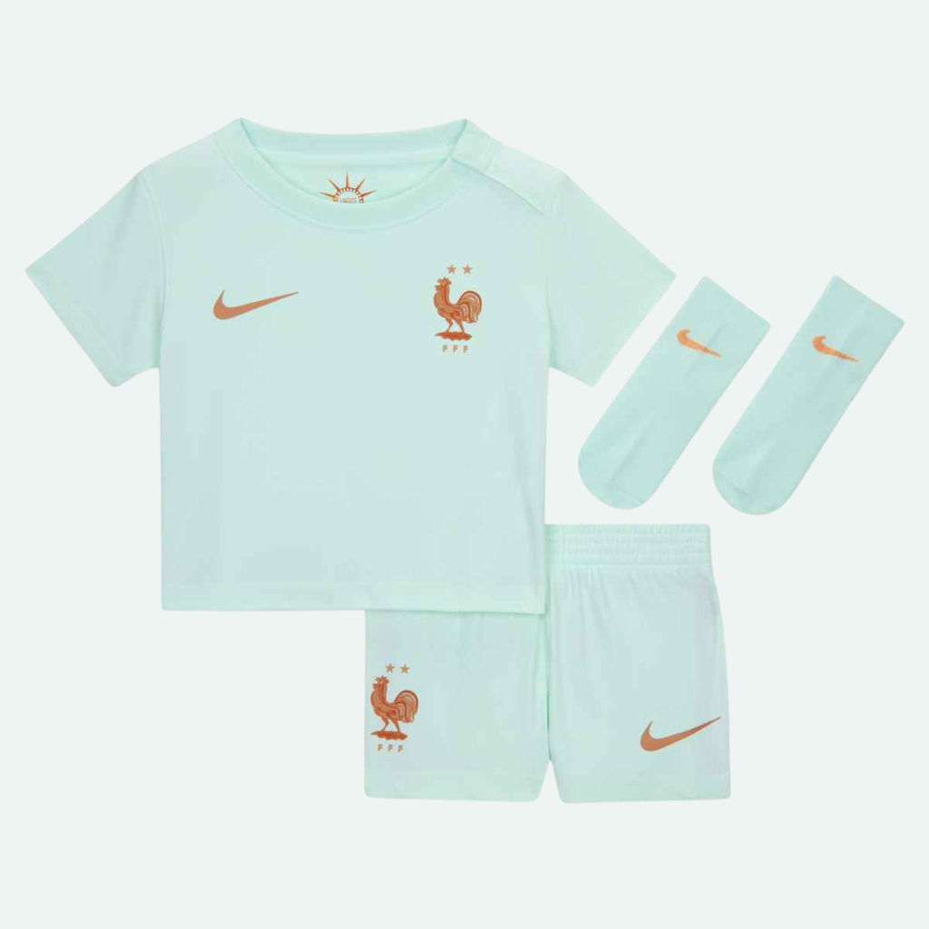 France 26 Stadium Away Baby Kit