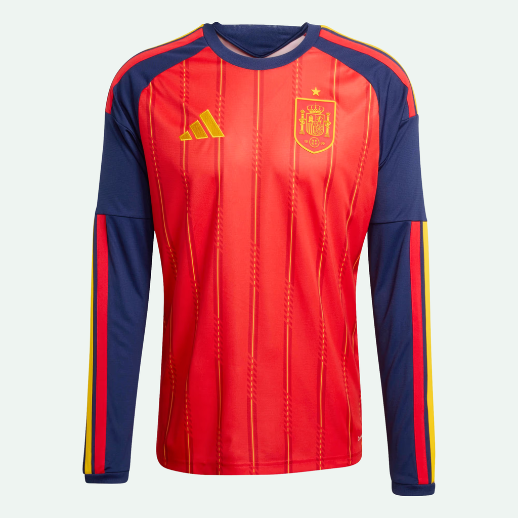 Spain 26 Home Long Sleeve Jersey