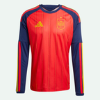 Spain 26 Home Long Sleeve Jersey