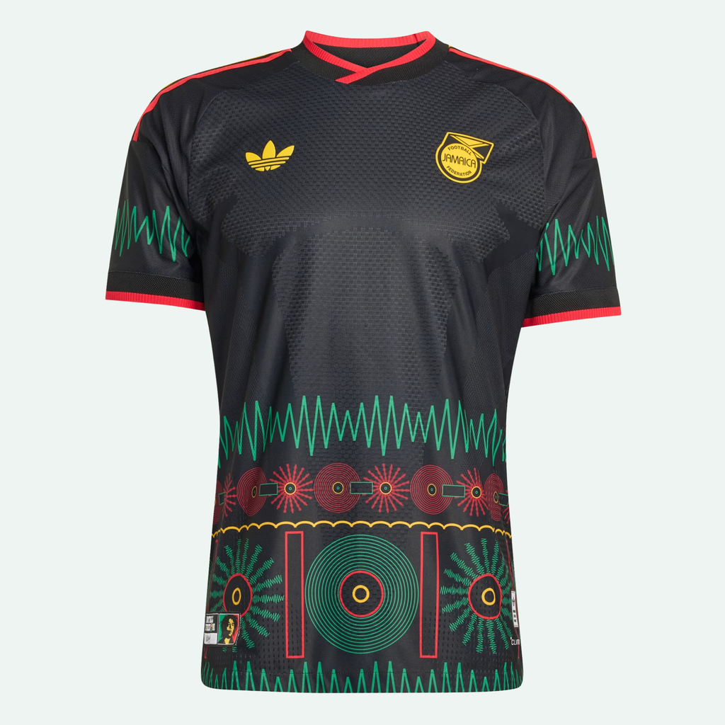 Jamaica 26 x Bob Marley Away Authentic Jersey