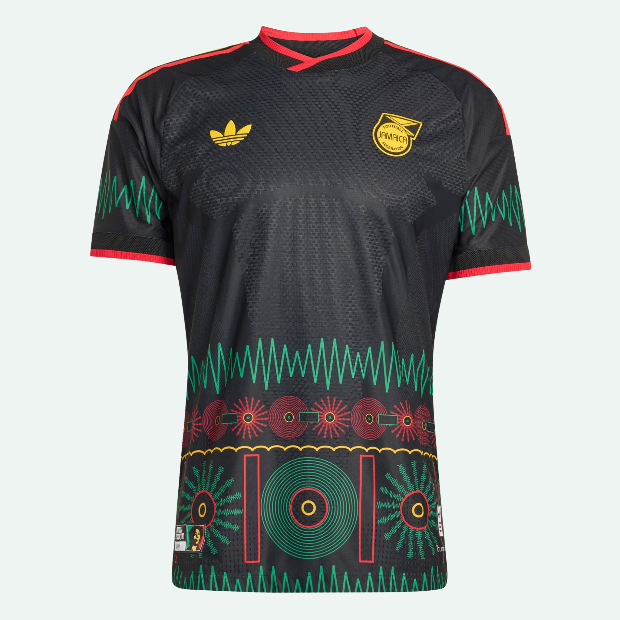 Jamaica 26 x Bob Marley Away Authentic Jersey
