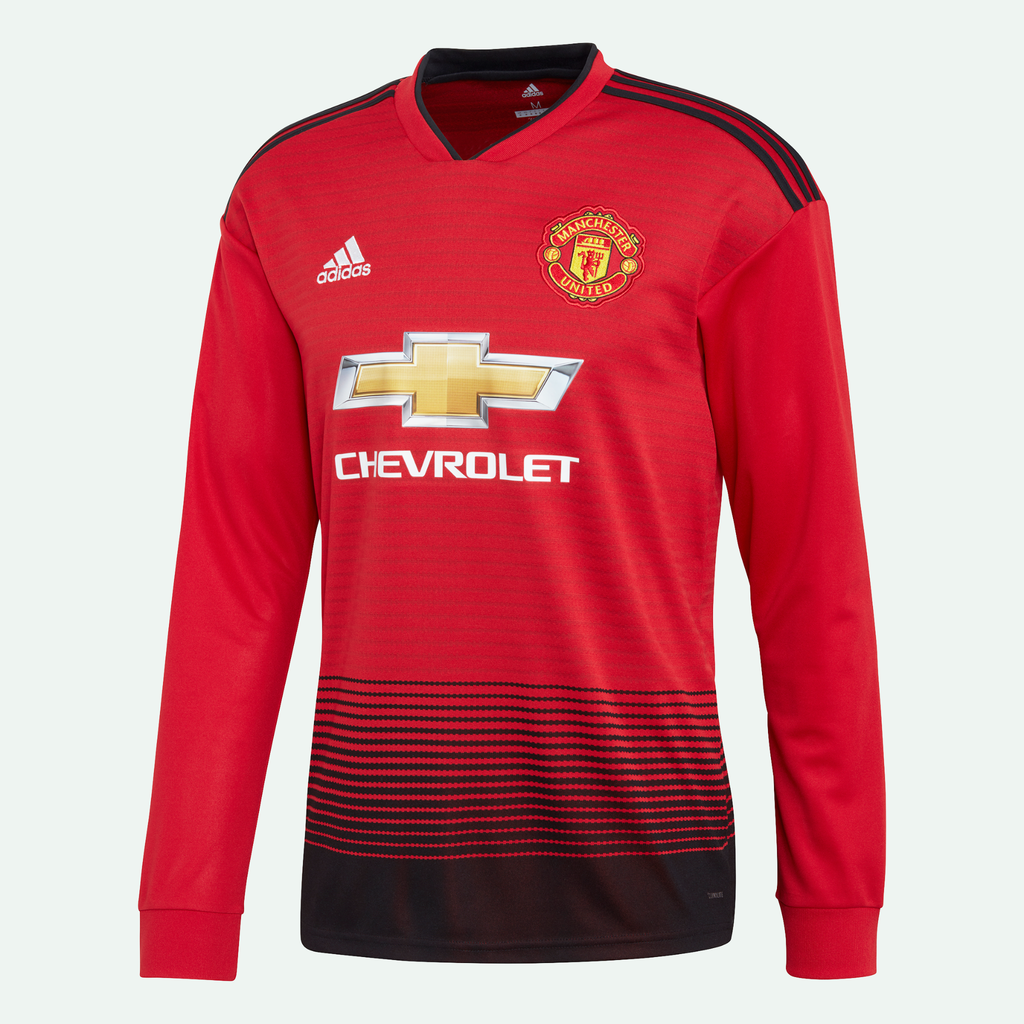 Manchester United 18/19 Home Long Sleeve Jersey