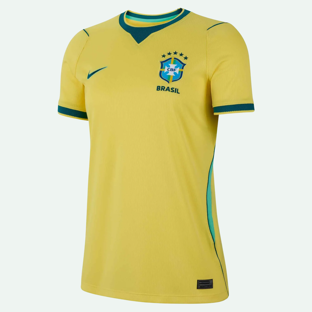 Brazil 26 Stadium Home Women's Jersey