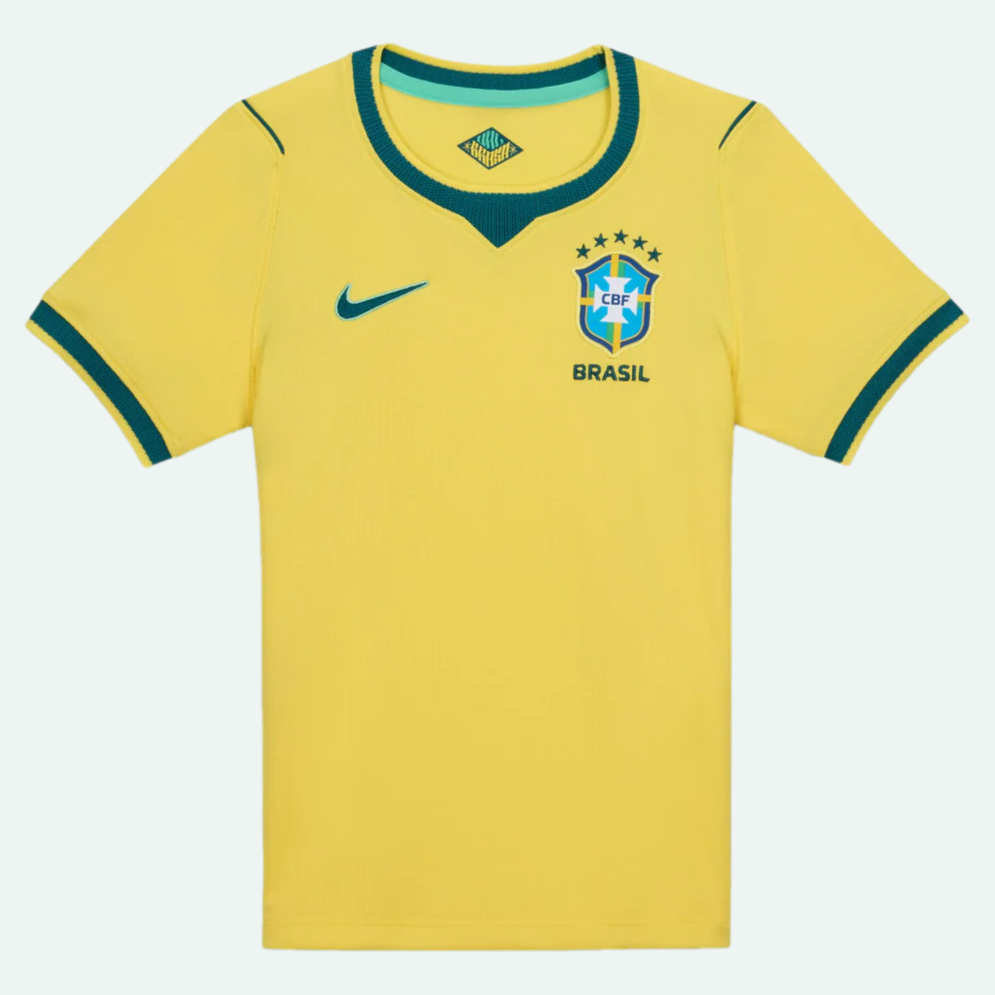 Brazil 26 Stadium Home Little Kids Jersey