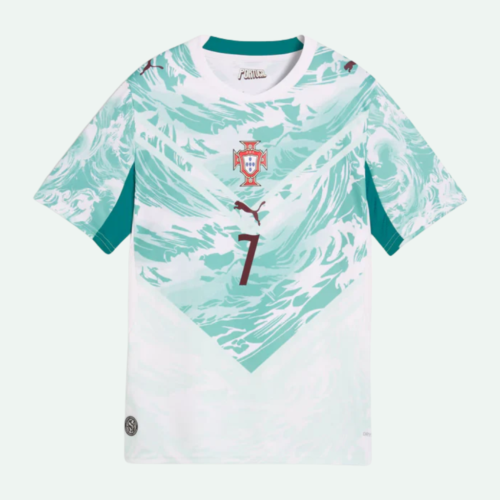 Portugal 26 Away Ronaldo Kids Jersey