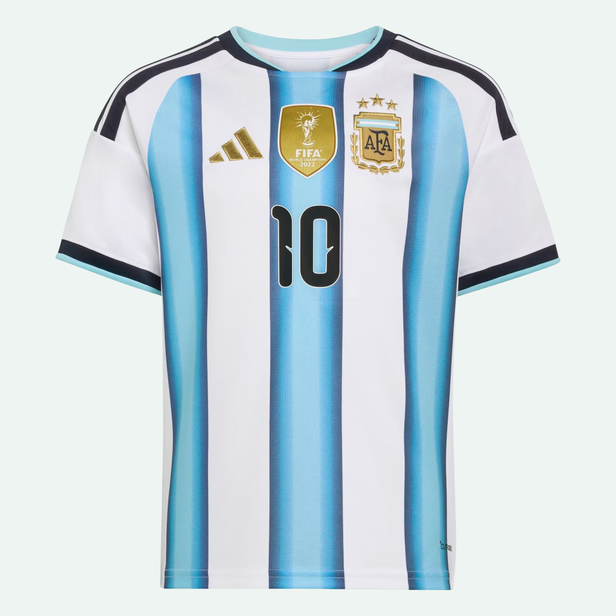 Argentina 26 Home Messi Kids Jersey