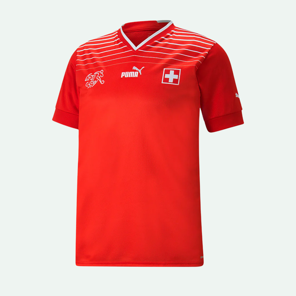 Switzerland 22 Home Jersey