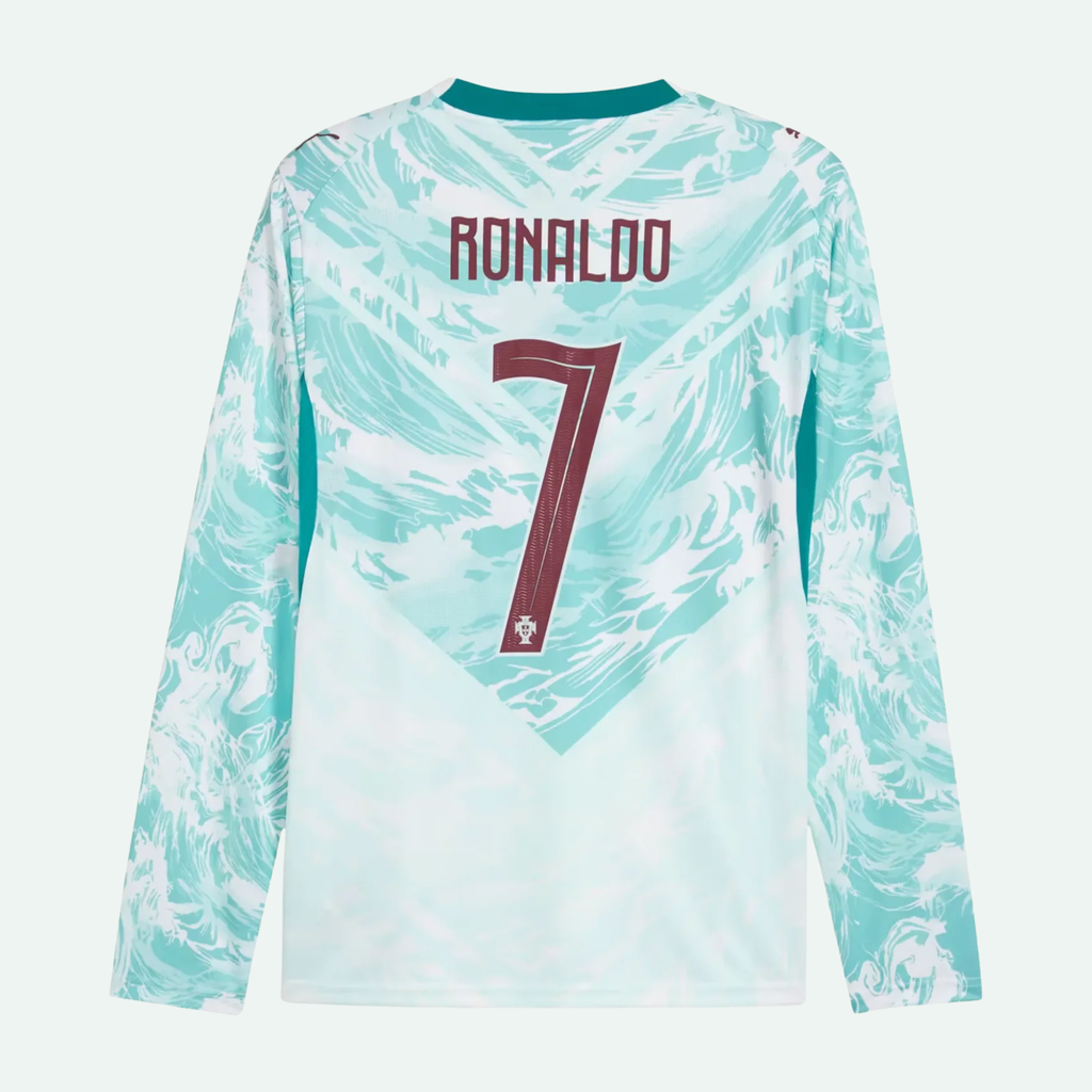 Portugal 26 Away Ronaldo Long Sleeve Jersey