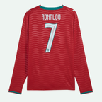 Portugal 26 Home Ronaldo Long Sleeve Jersey