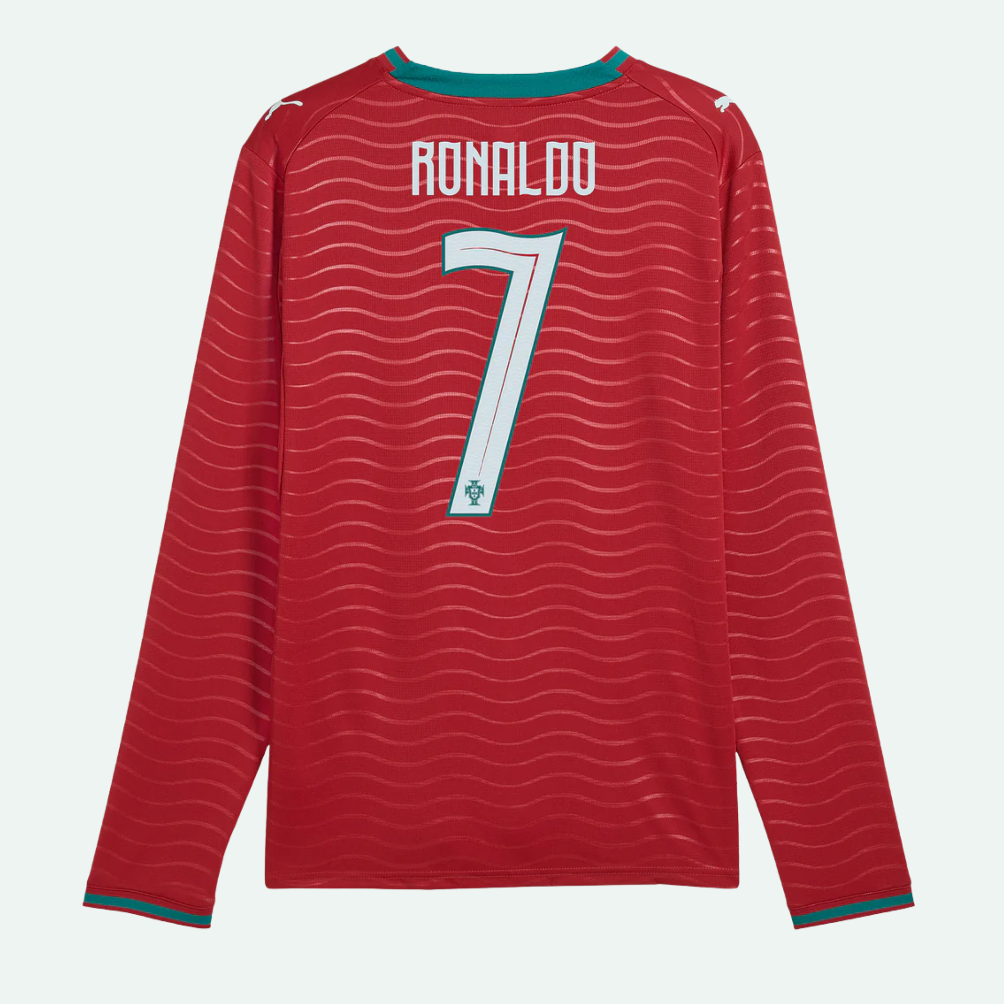 Portugal 26 Home Ronaldo Long Sleeve Jersey