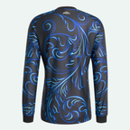 Argentina 26 Away Authentic Long Sleeve Jersey