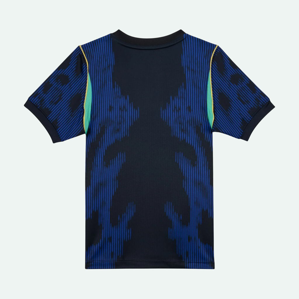 Brazil 26 Stadium Away Kids Jersey