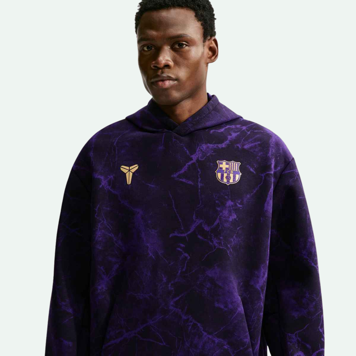FC Barcelona Away Kobe Soccer Pullover Hoodie