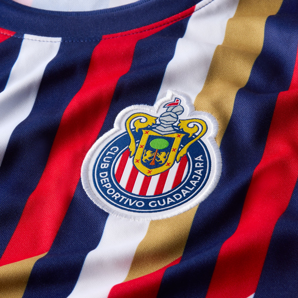 C.D. Guadalajara Pre-Match Short-Sleeve Kids Top