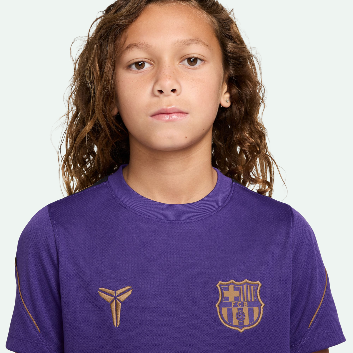 FC Barcelona Strike Away Short-Sleeve Kids Top