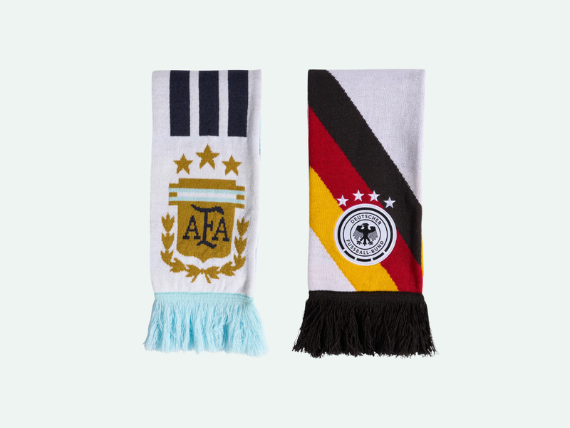 Two Soccer Scarves