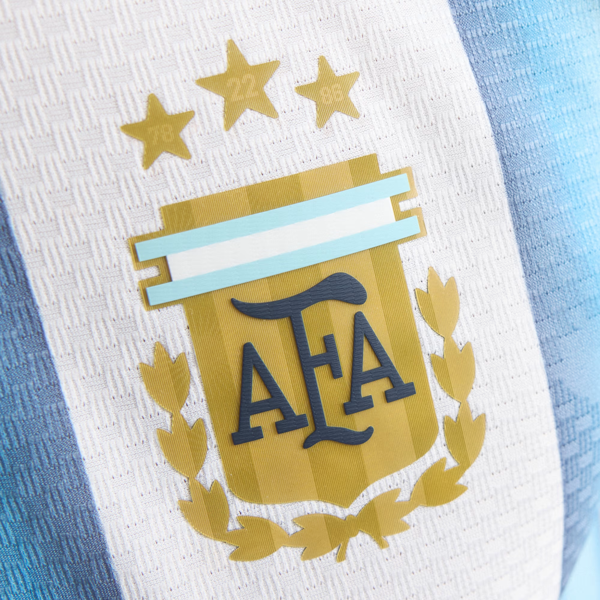 Argentina 26 Home Messi Authentic Jersey