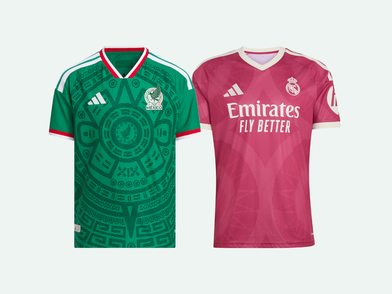 Green and Pink Soccer Jersey