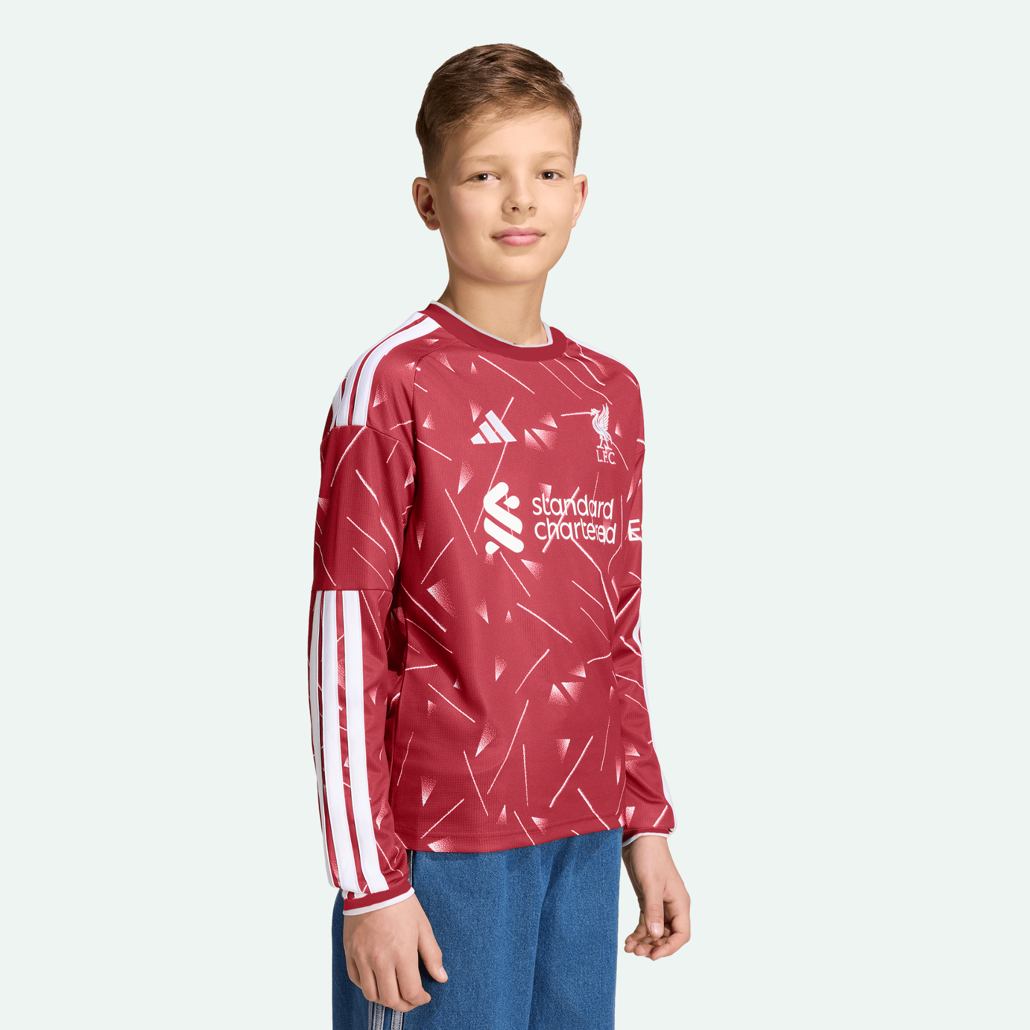 Liverpool FC 26/27 Home Long Sleeve Kids Jersey