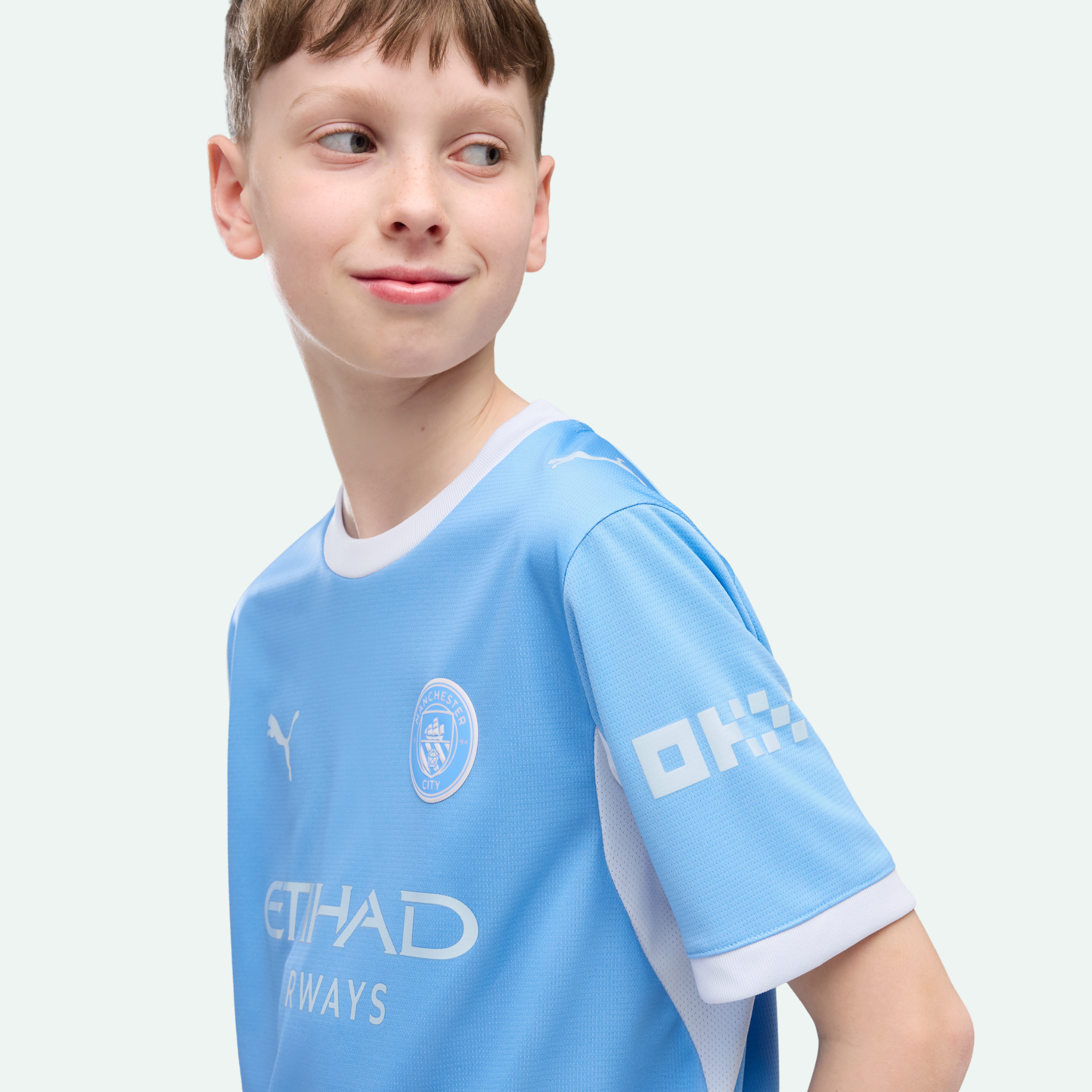 Manchester City 26/27 Home Kids Jersey