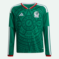 Mexico 26 Home Long Sleeve Kids Jersey