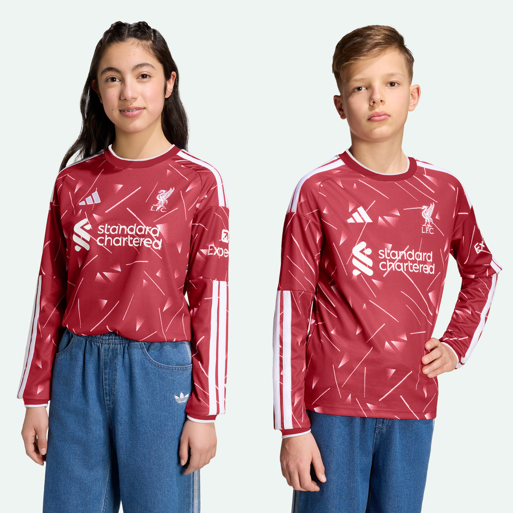 Liverpool FC 26/27 Home Long Sleeve Kids Jersey