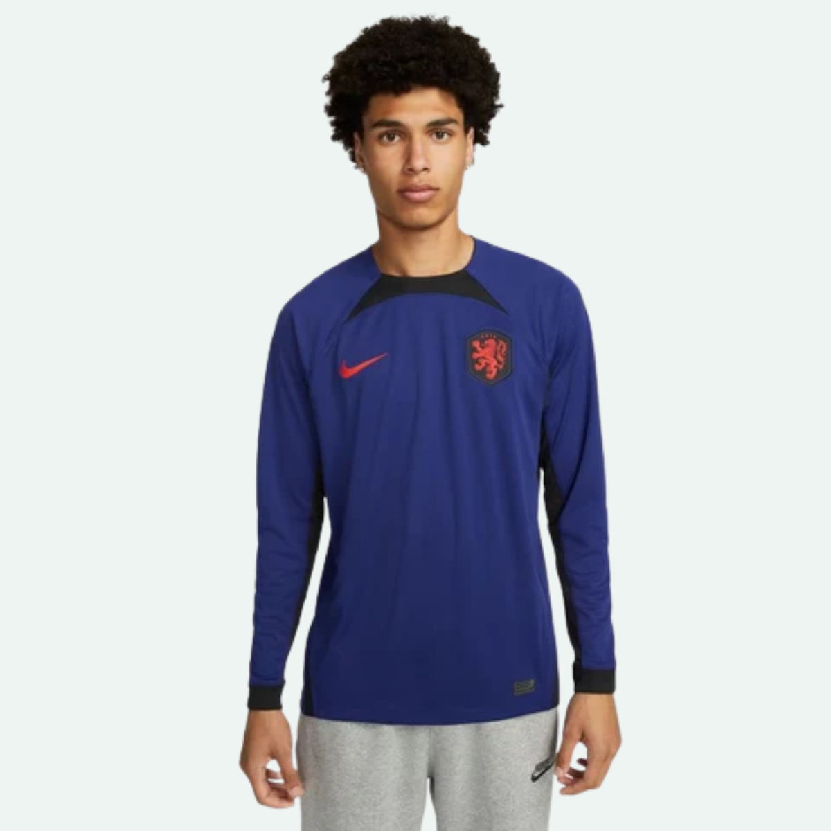 Netherlands 22 Stadium Away Long Sleeve Jersey