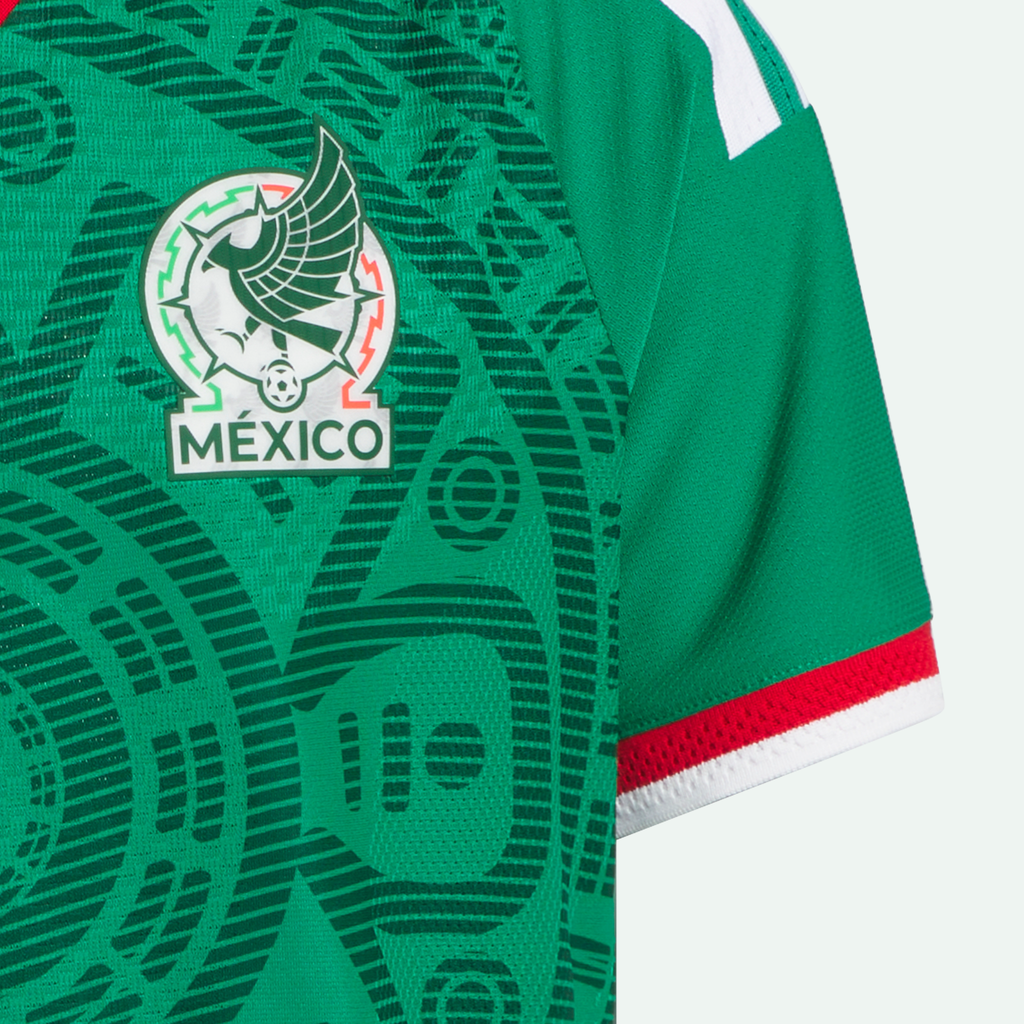 Mexico 26 Home Authentic Kids Jersey