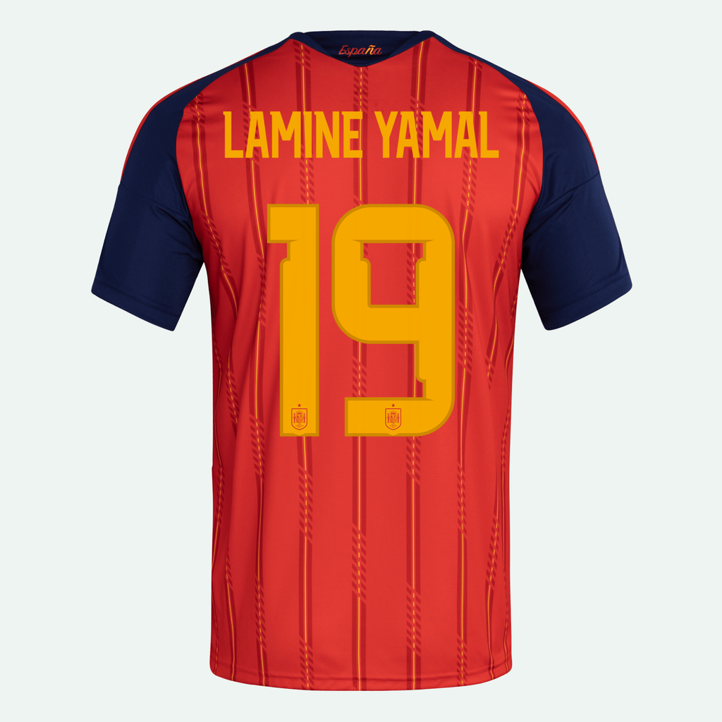 Spain 26 Home "Lamine Yamal" Jersey