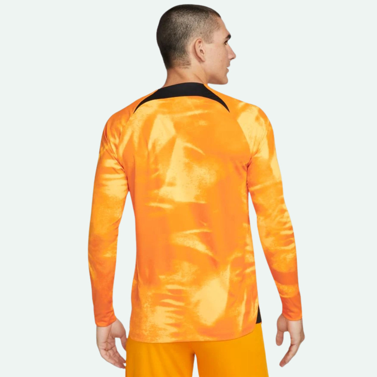 Netherlands 22 Stadium Home Long Sleeve Jersey