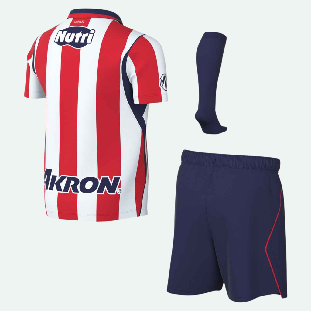 C.D. Guadalajara 26/27 Stadium Home Little Kids Set