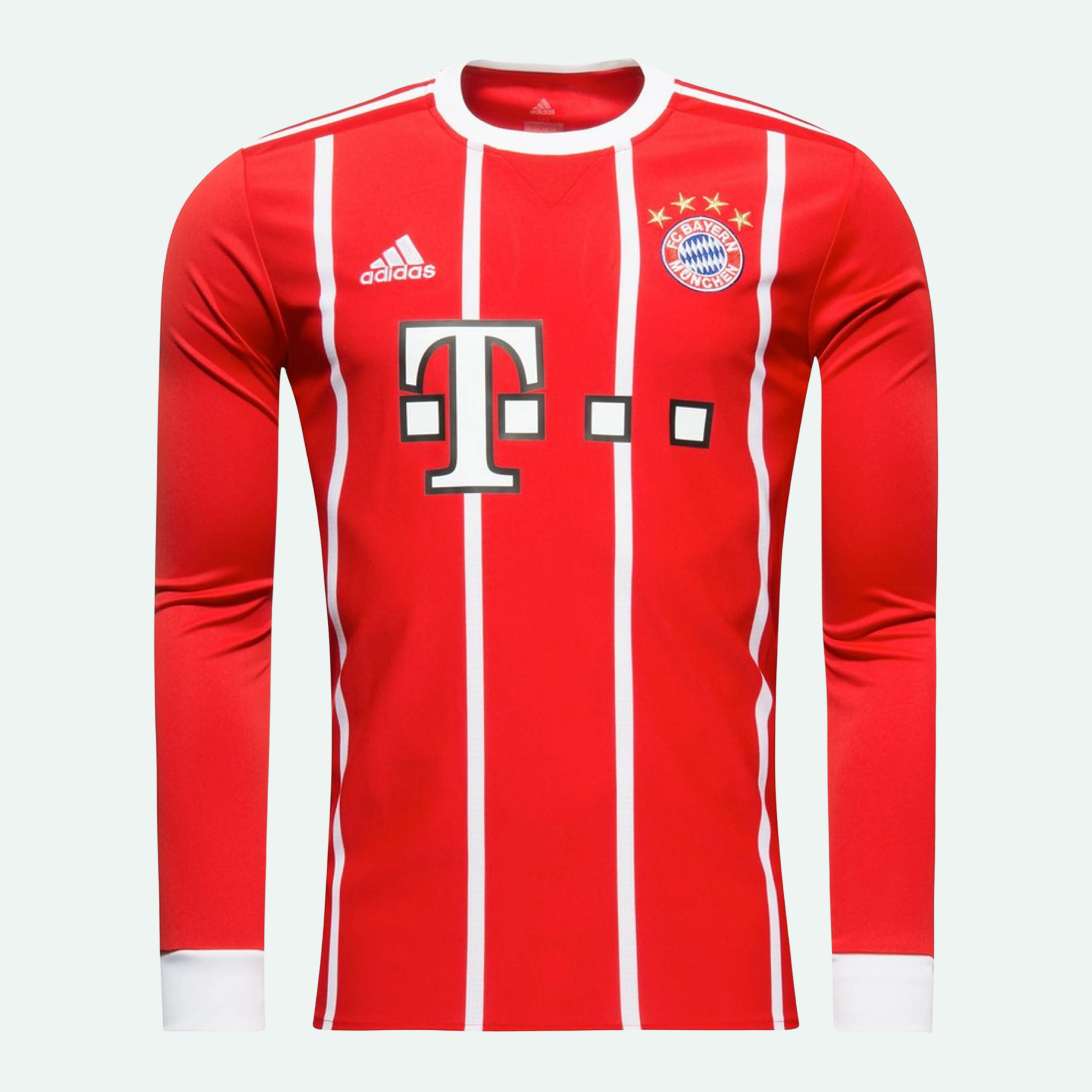 FC Bayern 17/18 Home Long Sleeve Jersey