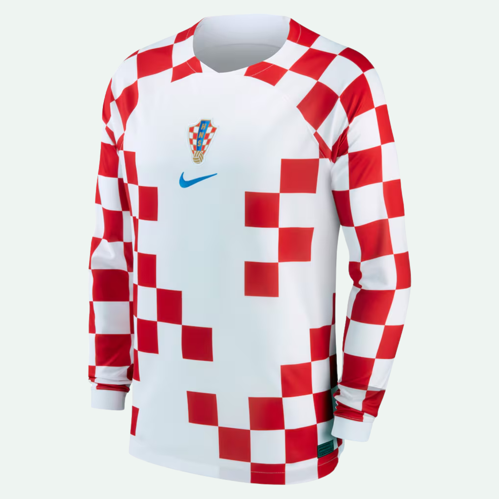 Croatia 22/23 Stadium Home Long Sleeve Jersey
