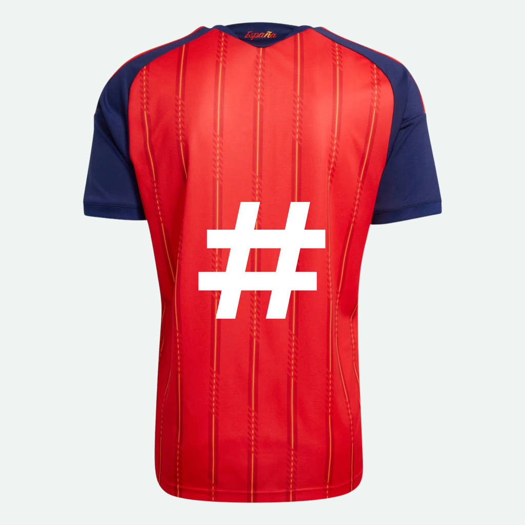 Spain 26 World Cup Name Set - HOME