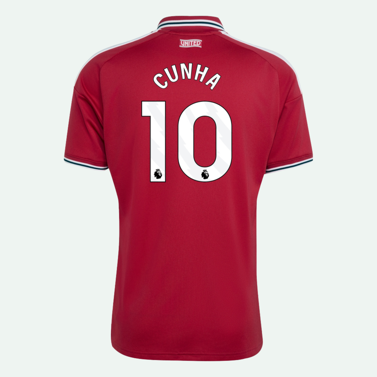Man United 26/27 Name Set - WHITE CURVED PREM