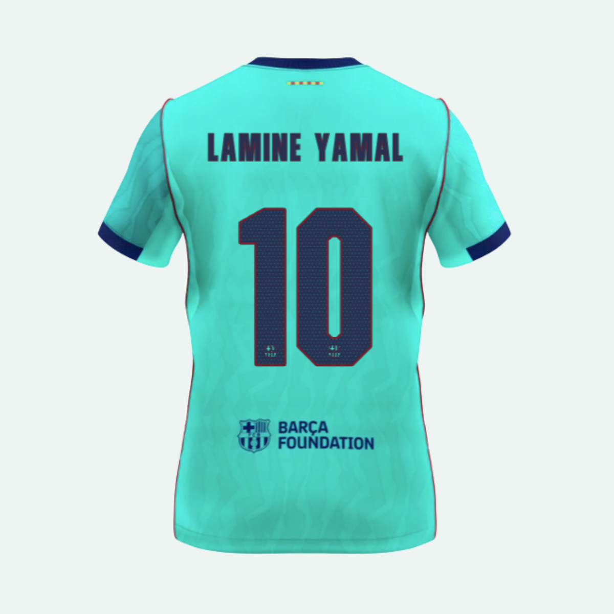 Barcelona 26/27 Name Set - THIRD (CLUB FONT)