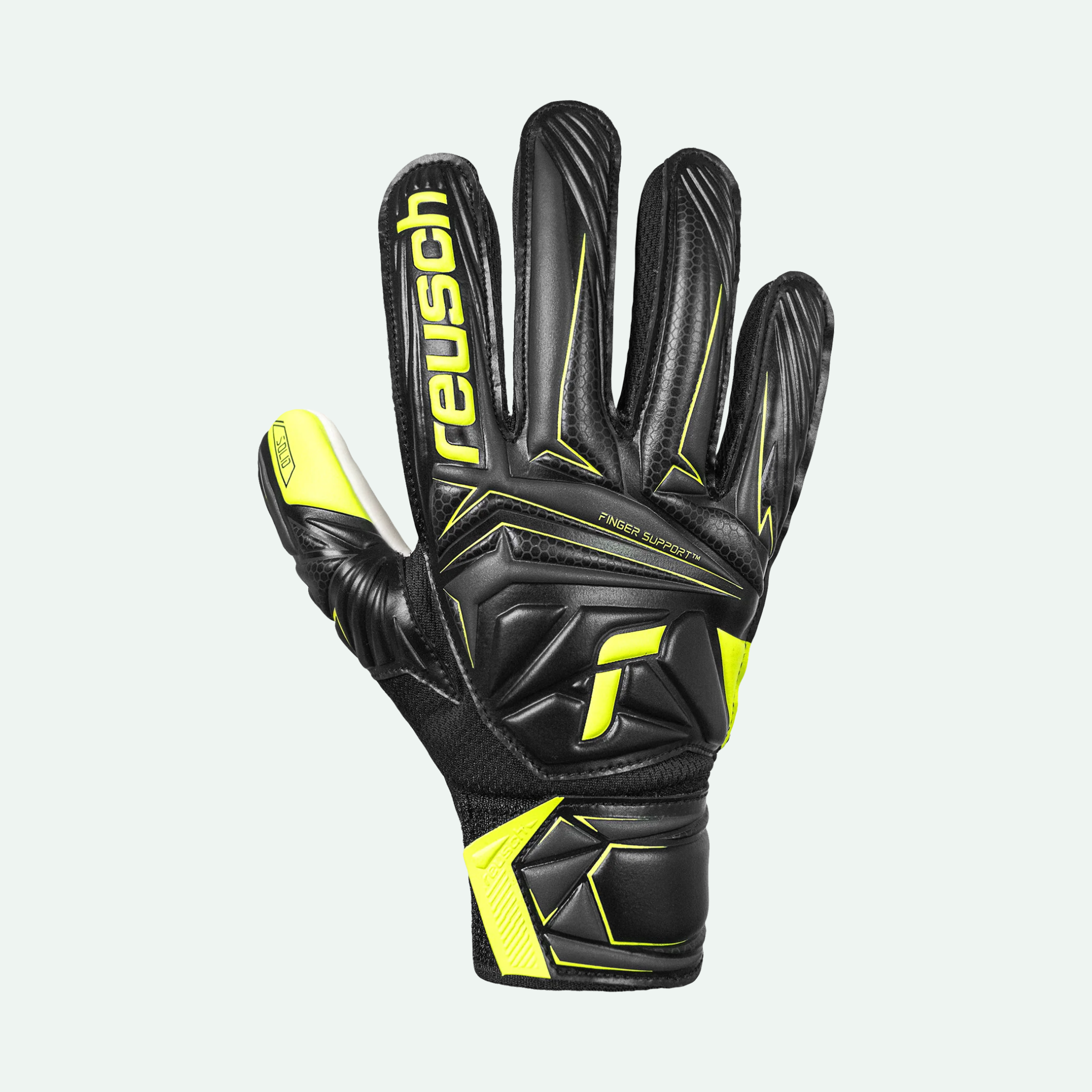 Attrakt Starter Solid Finger Support Goalkeeper Glove (Kids)